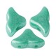 Les perles par Puca® Hélios beads Opaque green turquoise luster 63130/14400